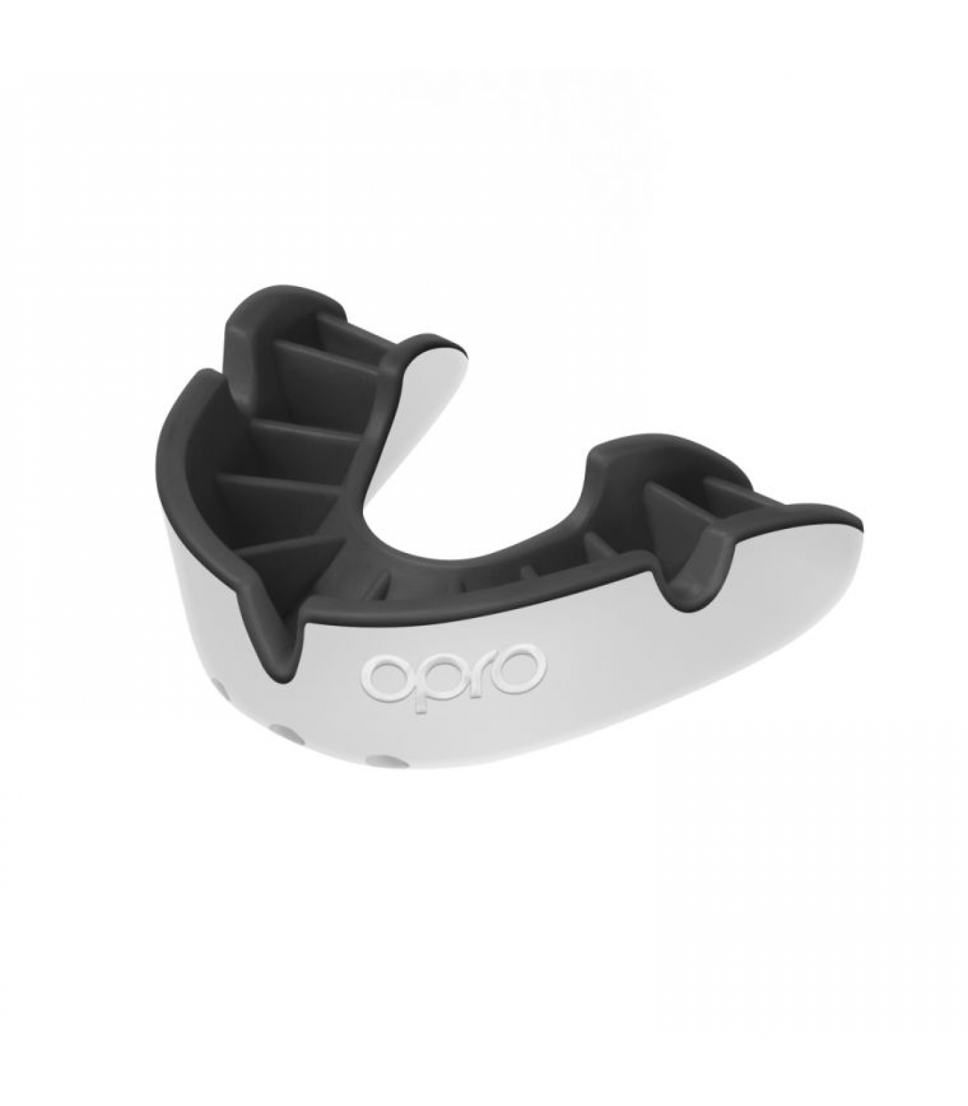 Протектор за уста - OPRO Silver Level Mouthguard - White/Black